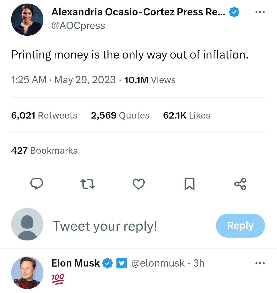 Американская сенаторка выдумала новый закон экономики - печать денег это путь к меньшей инфляции