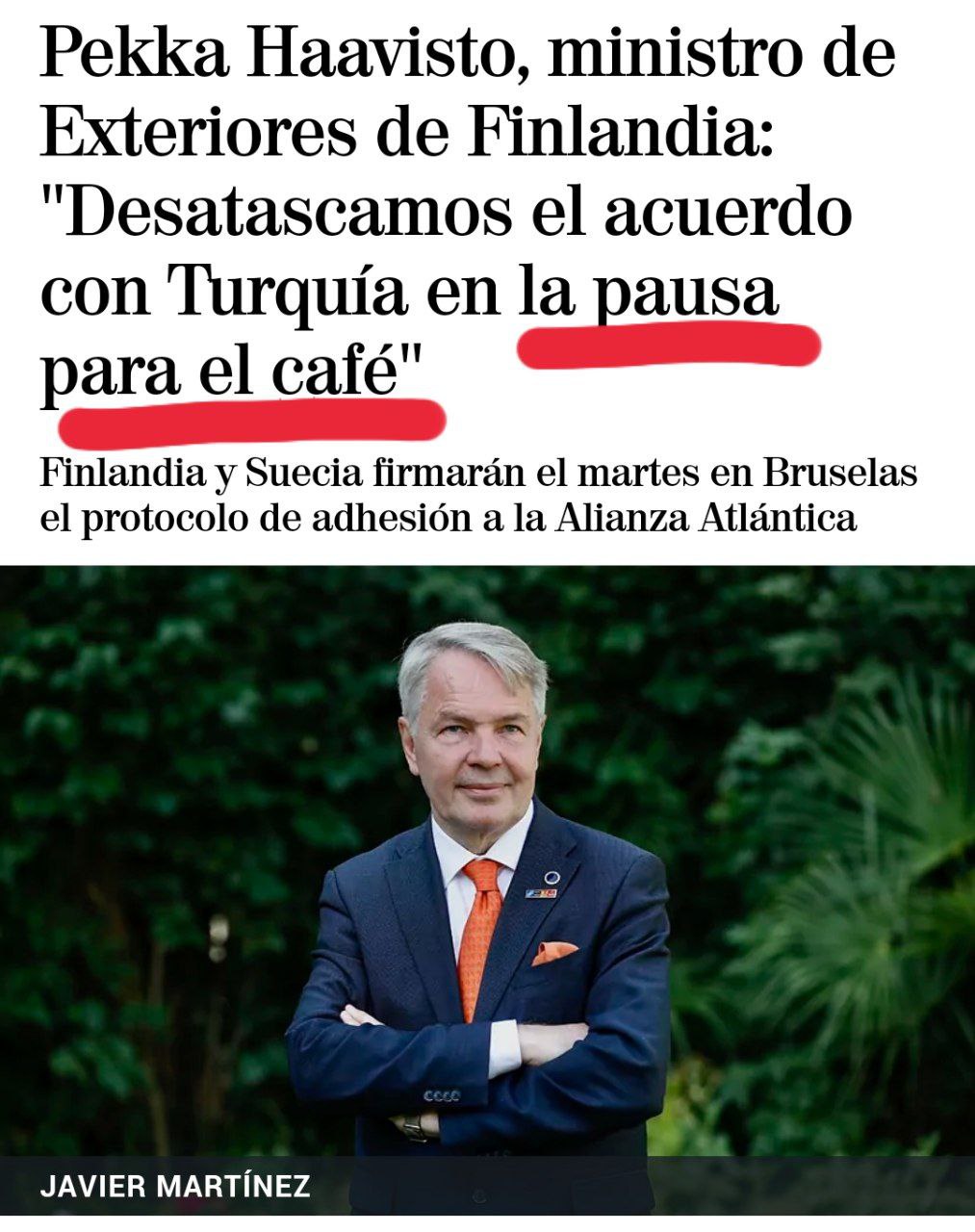 На Западе вещают о роли кофе брейка в переговорах с турками