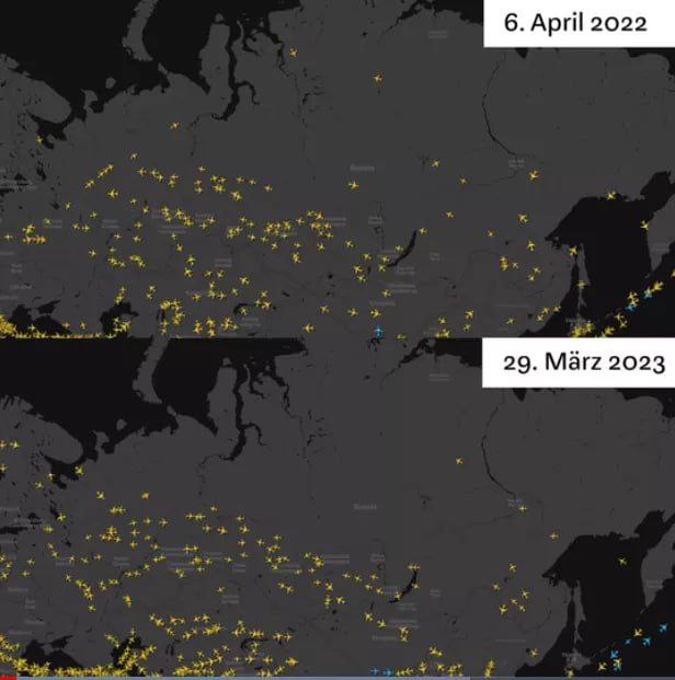 Журнал Wirtschaftswoche изучил данные Flightradar24 за истекший год