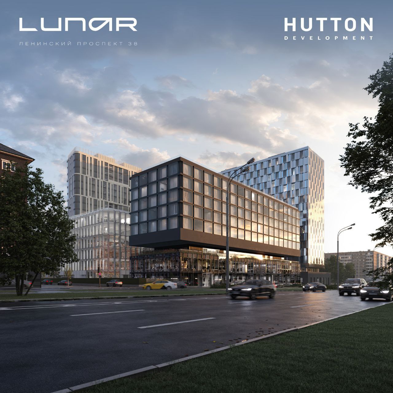 Hutton Development представил проект многофункционального комплекса LUNAR 

Жилой комплекс LUNAR находится в Гагаринском районе Москвы