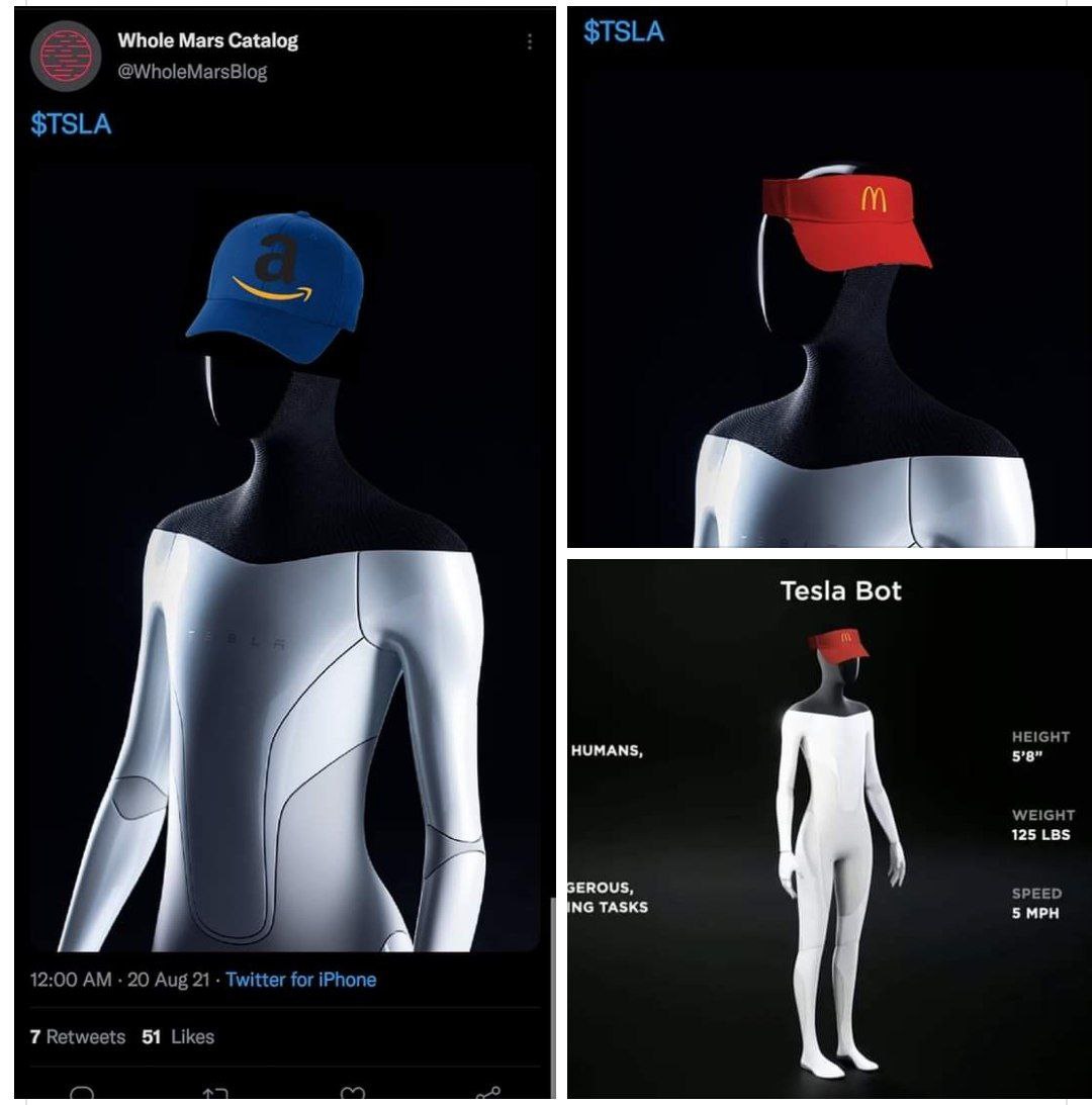 Компания по производству электромобилей Tesla создаст робота-гуманоида Tesla Bot, прототип которого может появиться уже в 2022 году, сообщил Илон Маск