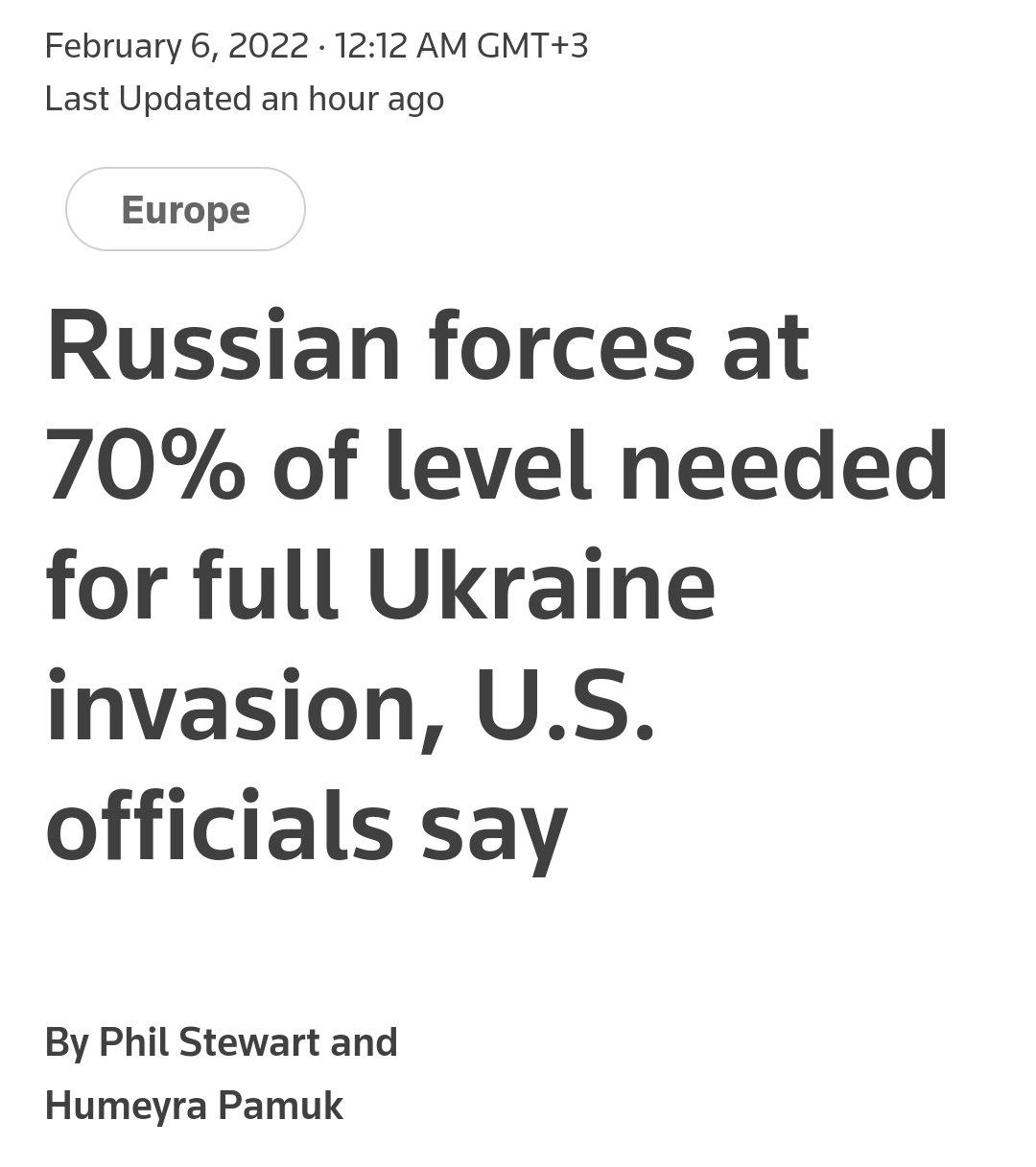 Шла очередная неделя подготовки России ко вторжению в Украину