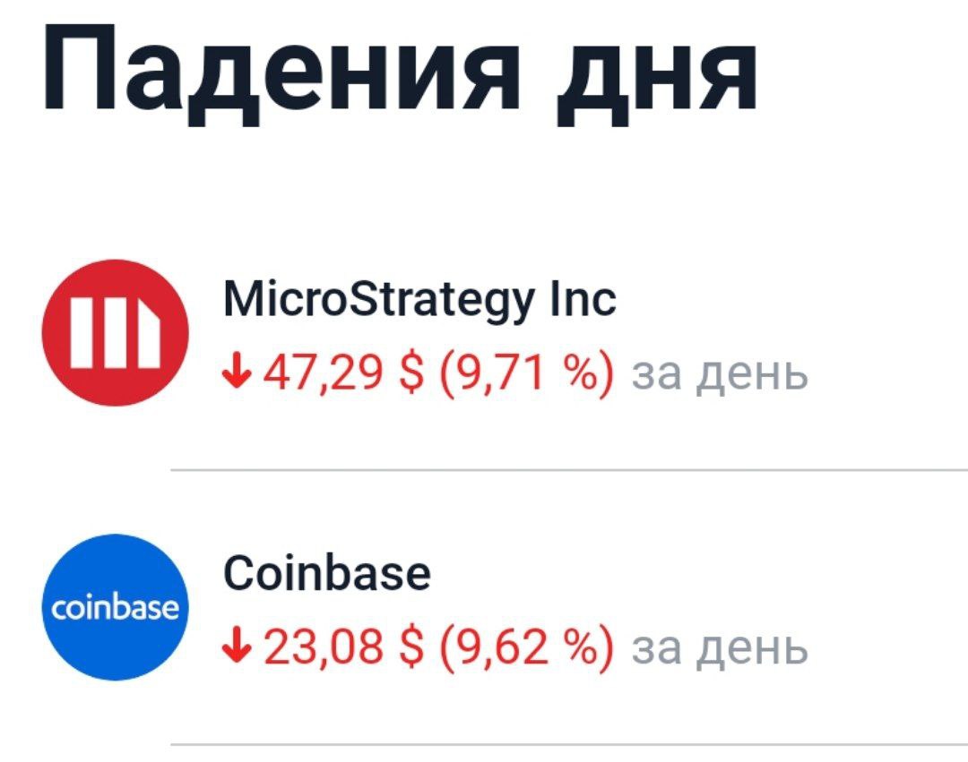 Одна из крупнейших криптобирж мира Coinbase рухнула на фоне обвала биткоина