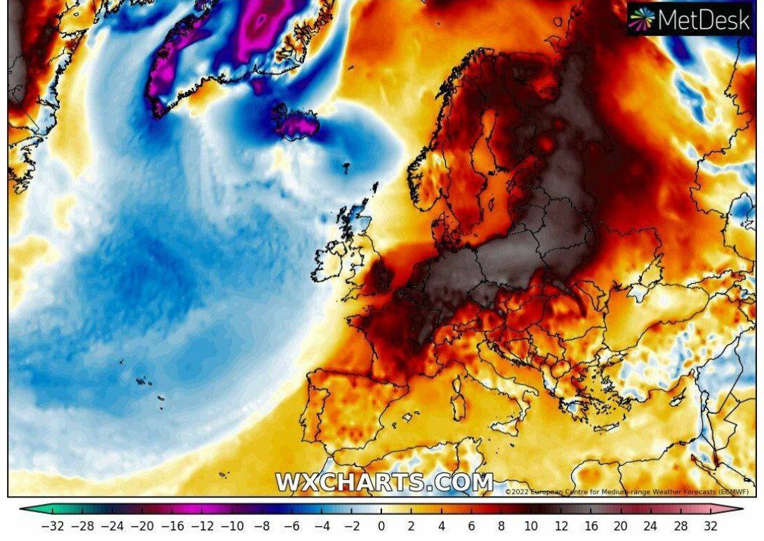 В Европе климатические аномалии