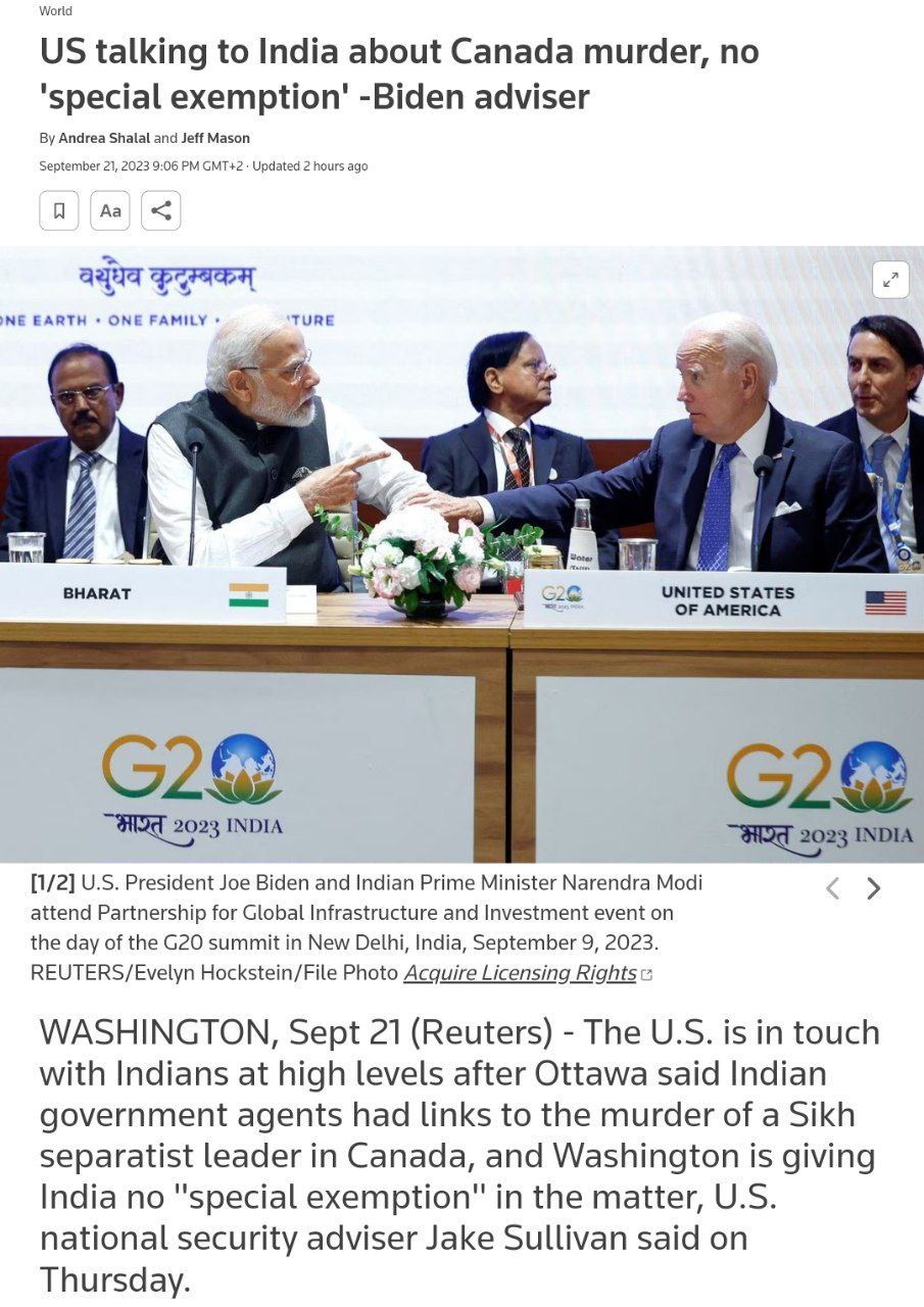 Индия прекратила выдачу виз гражданам Канады на фоне скандала с возможным убийством сикхского сепаратиста