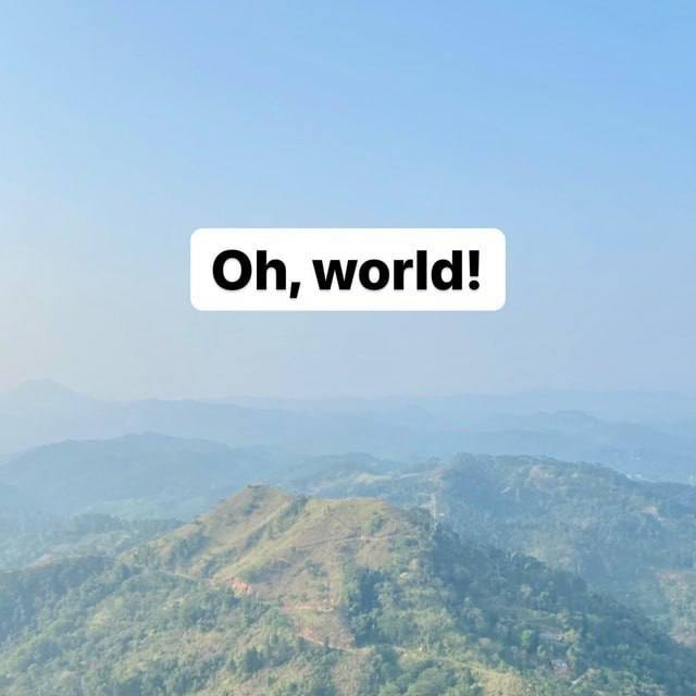 Хочу сегодня поделиться своей находкой и порекомендовать канал Oh, world! Саши Калачевой, ивент продюсера и преподавателя