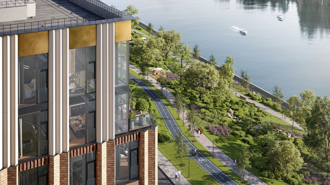 Старт продаж видовых квартир на набережной Москвы-реки

Современные клубные дома высотой до 12 этажей с квартирами премиум-класса и пентхаусами расположены в районе Хорошёво-Мнёвники, на новой набережной Москвы-реки