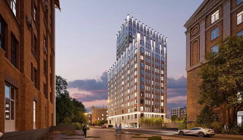 В третьем квартале 2024 году на Пресне в 15 минутах от Кремля и 40 минутах от Шереметьево построят апартаменты премиум-класса GloraX Aura Белорусская