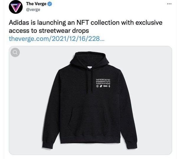 Adidas запустил свою NFT- коллекцию