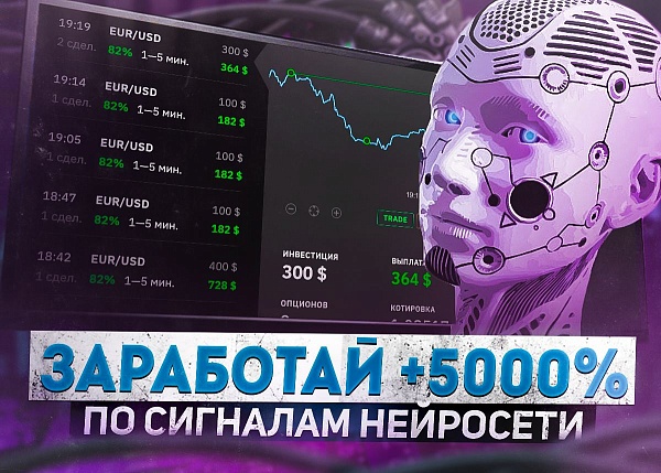 Искусственный интеллект наторговал +5000% к депо! ????

Все в шоке! Такого результата нет даже у самых топовых трейдеров
